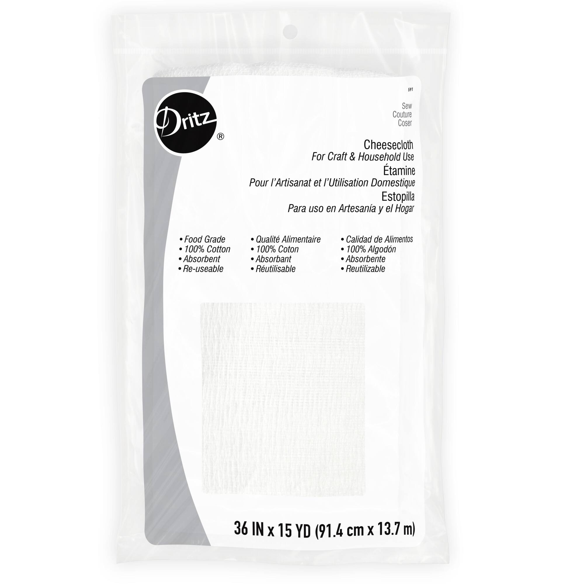 Dritz® White Cheesecloth, 36" x 15yd.